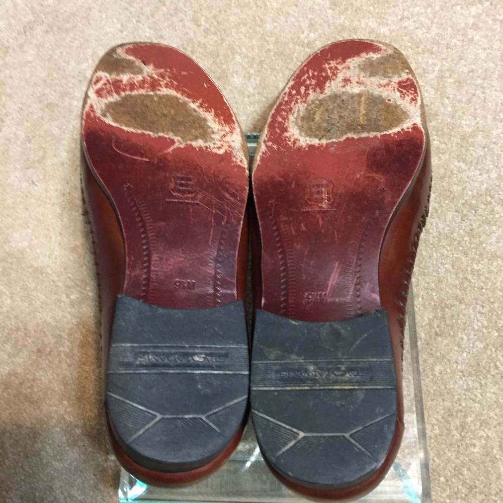 STACY ADAMS BROWN LOAFERS W/TASSELS - Picture 6 of 8